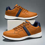 Men's Premium Leather Sneakers | Classic Comfort and Style