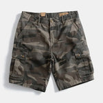 Men's Pure Cotton Camouflage Overalls Shorts | Relaxed All-Day Comfort Fit