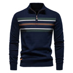 Men's Ribbed Cotton Knit Pullover Sweater | Refined Versatile Layering Essential