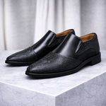 Men's Smooth Leather Slip-On Sneakers | Modern Everyday Comfort