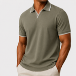 Men's Soft Cotton Blend Polo Shirt | Tailored Lightweight Comfort Fit