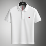Men's Soft Cotton Long Sleeve Polo Shirt | Refined Breathable Everyday Essential