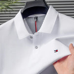 Men's Soft Cotton Long Sleeve Polo Shirt | Refined Breathable Everyday Essential