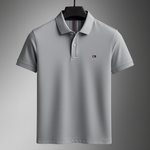 Men's Soft Cotton Long Sleeve Polo Shirt | Refined Breathable Everyday Essential