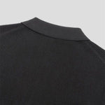 Men's Soft Knit Polo Shirt | Modern Zip-Up Casual Top | Tailored Fit Stylish Attire