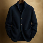 Men's Soft Ribbed Knit Shawl Collar Cardigan Sweater | Timeless Cozy Layer for Effortless Style