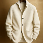 Men's Soft Ribbed Knit Shawl Collar Cardigan Sweater | Timeless Cozy Layer for Effortless Style