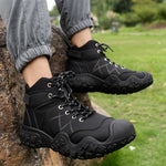 Men's Soft Upper High-Top Hiking Boots | Classic Outdoor Adventure Style