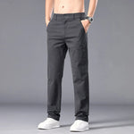 Men's Stretch Cotton Chino Trousers | Refined Casual Autumn Essential