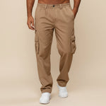 Men's Stretch Fabric Cargo Trousers | Versatile Urban Adventure Fit