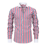 Men's Stretch Polyester Long-Sleeved Shirt | Breathable Casual Spring Essential