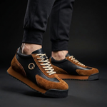 Men's Suede and Leather Sneakers | Vintage-Inspired Runner Style