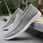 Men's Sueded Cotton Slip-On Loafers | Polished Comfort Fit