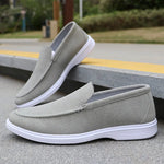 Men's Sueded Cotton Slip-On Loafers | Polished Comfort Fit