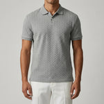 Men's Textured Cable-Knit Polo Shirt | Refined Classic Layering Essential