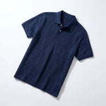 Men's Textured Cable-Knit Polo Shirt | Refined Classic Layering Essential