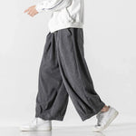 Men's Textured Corduroy Pants | Oversized Comfort Fit