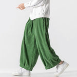 Men's Textured Corduroy Pants | Oversized Comfort Fit