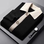 Men's Textured Knit Cardigan | Refined Tailored Layering Essential