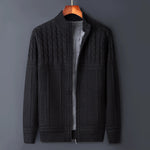 Men's Textured Knit Jacket | Structured Casual Comfort Layer