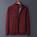 Men's Textured Knit Jacket | Structured Casual Comfort Layer