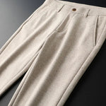 Men's Textured Tailored Trousers | Refined All-Day Comfort Fit
