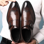 Men's Vegan Leather Dress Shoes | All-Day Comfort Fit for Formal Occasions