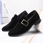 Men's Vegan Suede Loafers | Tailored Comfort with Bold Elegance