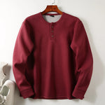 Men's Velvet Long Sleeve T-Shirt | Thickened Winter Comfort Style