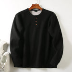 Men's Velvet Long Sleeve T-Shirt | Thickened Winter Comfort Style