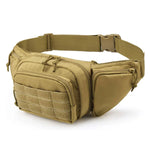 Men's Waterproof Nylon Fanny Pack | Versatile Outdoor Utility Design