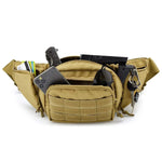 Men's Waterproof Nylon Fanny Pack | Versatile Outdoor Utility Design