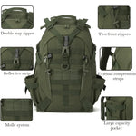 Men's Waterproof Tactical Backpack | Durable Adventure Companion with 40L Capacity