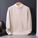 Men's Wool Blend Crew Pullover | Refined Cold Weather Essential