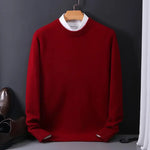 Men's Wool Blend Crew Pullover | Refined Cold Weather Essential