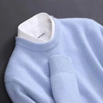Men's Wool Blend Crew Pullover | Refined Cold Weather Essential