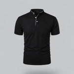 Arthur | Collarless Polo Shirt