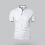 Arthur | Collarless Polo Shirt