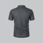 Arthur | Collarless Polo Shirt