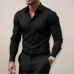 Men’s Long-Sleeve Shirt | Tailored Torso Silhouette