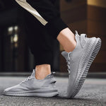 Lucas Young | Mesh Lace-Up Running Sneakers For Men