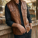 Ricardo Leather Vest