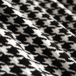 Milana Houndstooth Turtleneck Dress
