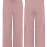 Zeagoo Drawstring Long Pants with Pockets