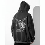 Ravenshade Psalm 91:11 Washed Cotton Hoodie