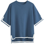 Zeagoo Knit Short Sleeve Tops