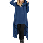Zeagoo Women Pullover Hoodies Sweatshirt Long Sleeve High Low Sweater Oversize Top with Pocket (Us Only)