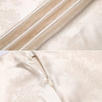 Satin Zipper Elegant Work Skirts - Zeagoo (US Only)