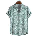 Claudio Tiger‑Print Camp Shirt
