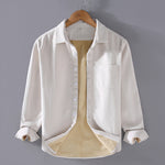 Warm Fleece Corduroy Shirt